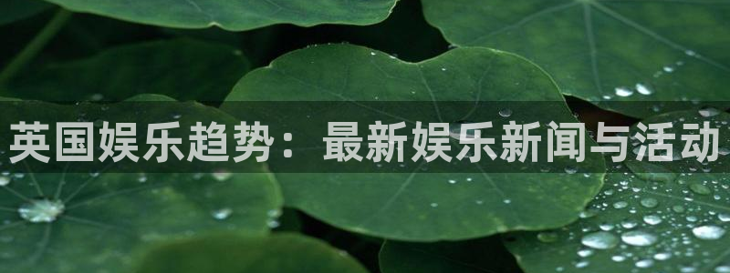 星欧娱乐网站登录流程：英国娱乐趋势：最新娱乐新闻与活动