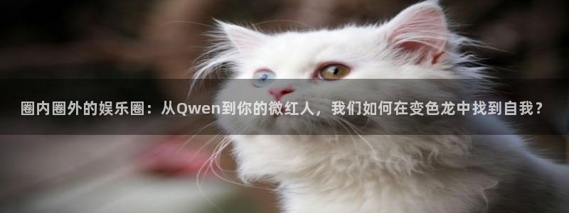 星欧娱乐登陆：圈内圈外的娱乐圈：从Qwen到你的微红人，我们如何在变色龙中找到自